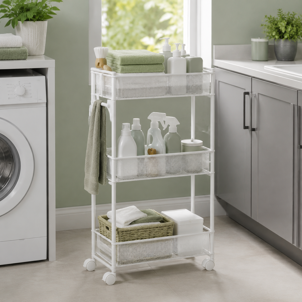 Slim Rolling Cart