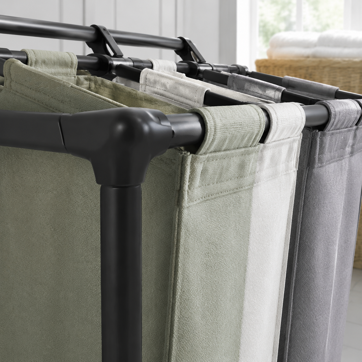 Triple Sort Laundry Hamper detail thumbnail