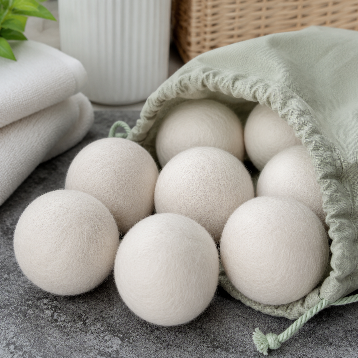 Wool Dryer Balls (8) detail thumbnail